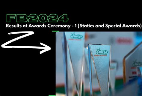 FB2024 Results at Awards Ceremony 1 – Formula Bharat.